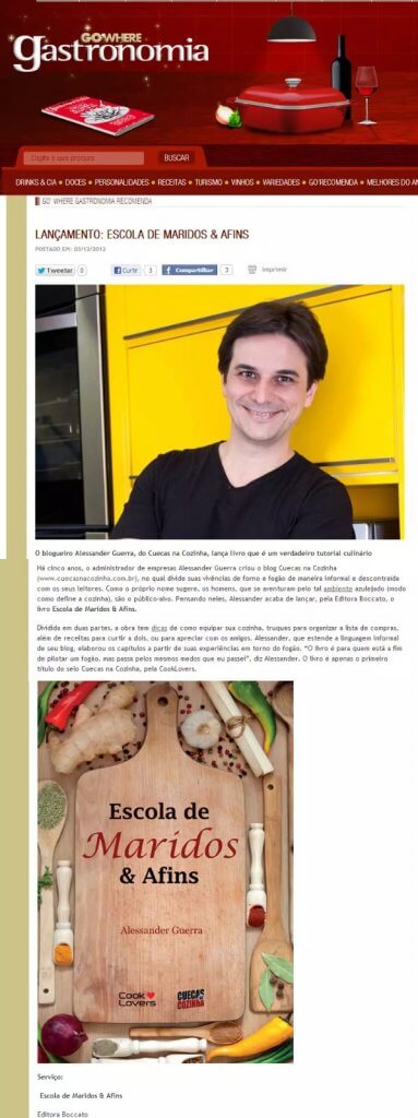 Go Where Gastronomia 383x1024 - Como fazer um livro e realizar um sonho