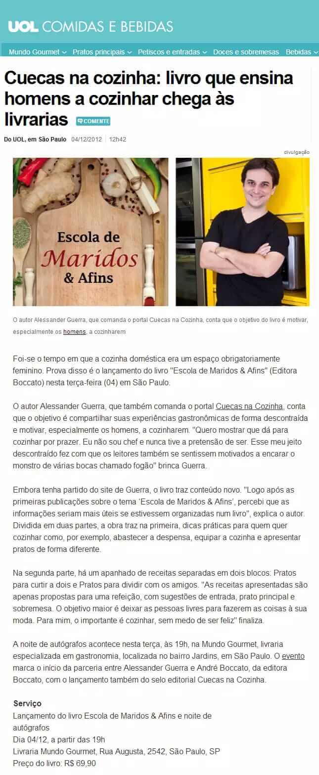 UOL - Como fazer um livro e realizar um sonho