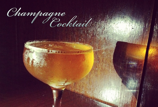 champagne cocktail Home - Receita Drink Champagne cocktail