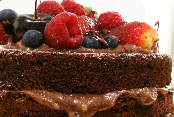 5 Bolo de Chocolate Andrea Schwarz Home - Naked Cake Brigadeiro