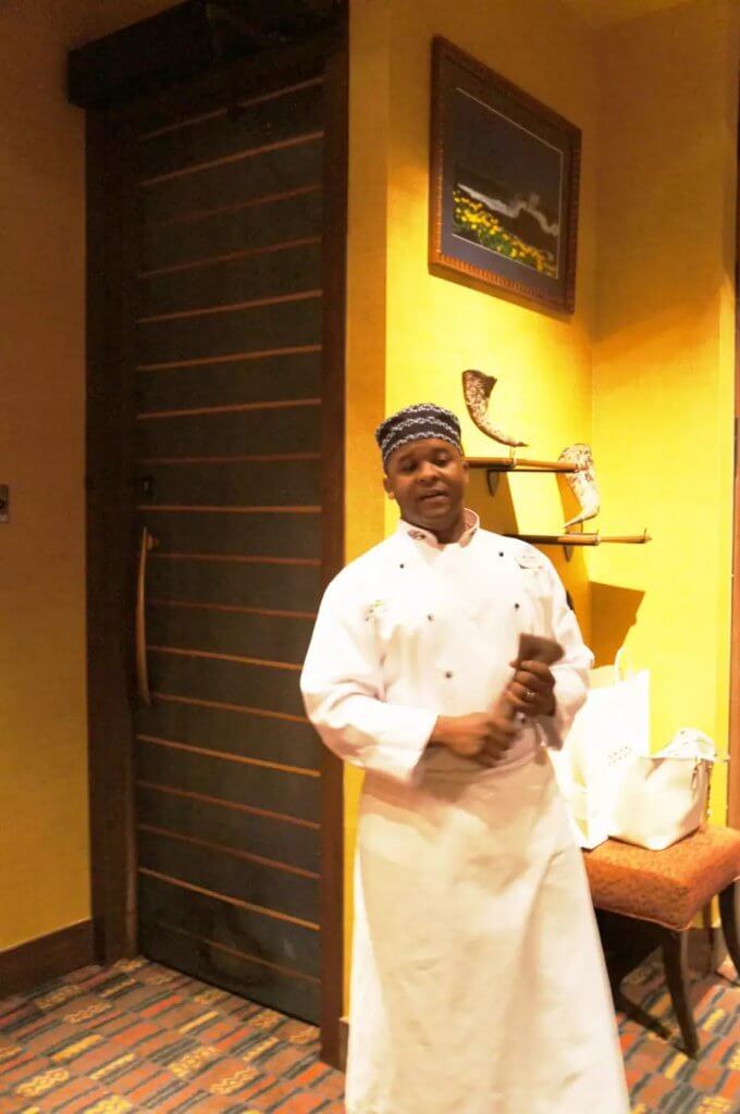 Jiko Animal Kingdom Lodge chef Michel Toussaint gunn comida Africa do Sul 680x1024 - Onde comer na Disney