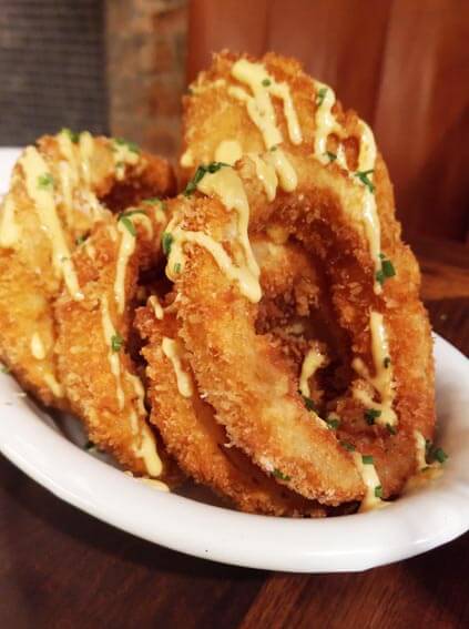 Holy Burger onion rings - Holy Burger