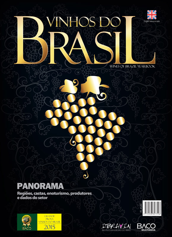 Capa Anuário Vinhos do Brasil 2015 BACO Multimídia - Melhores Vinhos do Brasil