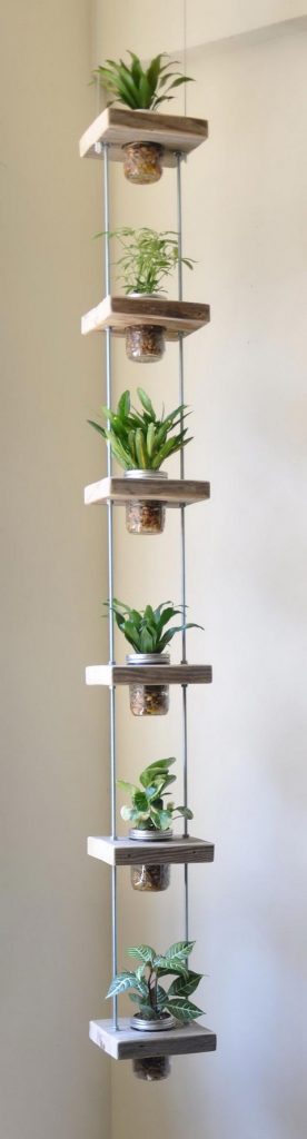 Horta em casa 3 276x1024 - Horta em casa –boas ideias com toque especial na decoração