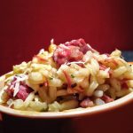 Risoto de carne seca com abóbora 150x150 - Receita prática com camarão