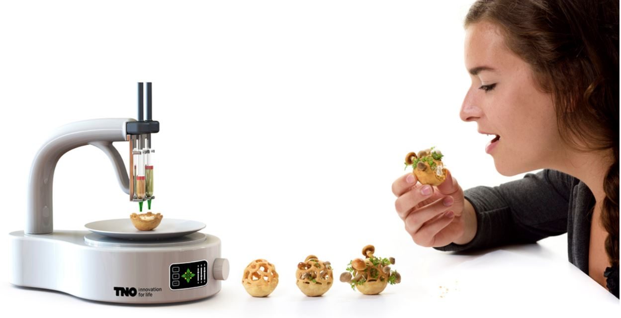 O futuro das receitas 3D Printing FOOD Edible Growth - O futuro das receitas