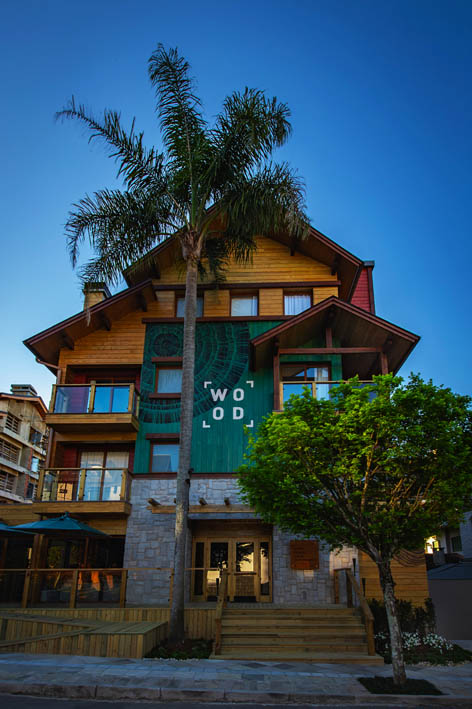 Wood Hotel Gramado fachada - Wood Hotel Gramado