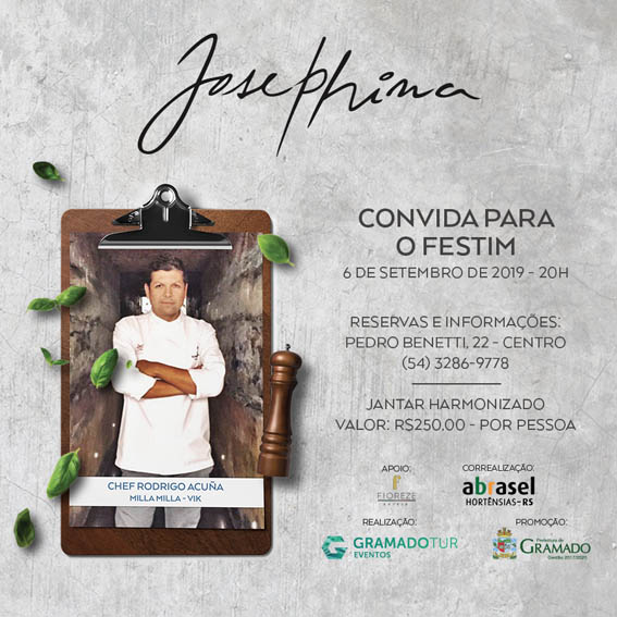 Josephina - Festival de Cultura e Gastronomia de Gramado