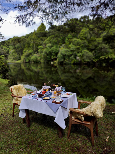 ParParador Hampel _ cafe da manha no lago