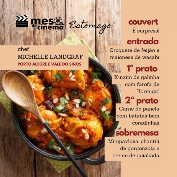 Mesa de Cinema _Menu Porto Alegre