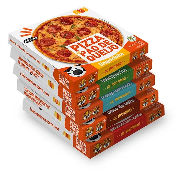 NUU Alimentos _Caixas de Pizzas Sabores