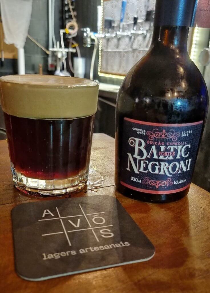 Turismo Gastronomico na Lapa Cervejaria Avos Baltic Negroni 736x1024 - Turismo Gastronômico na Lapa