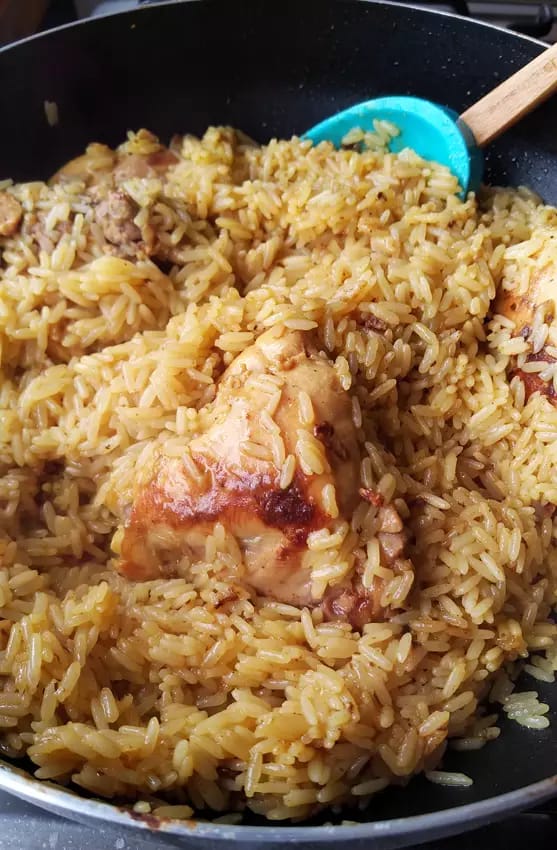 Arroz com Frango ao Curry - Receitas de Arroz e Feijão