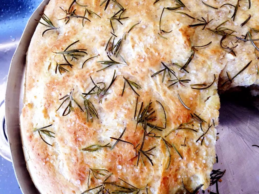 Focaccia1 - Receitas de Pão e Pizza
