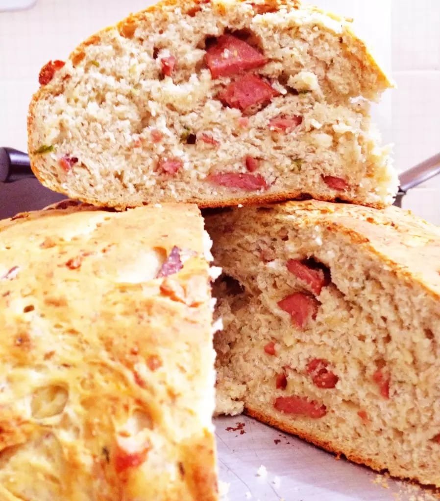 Pao de Linguica - Receitas de Pão e Pizza
